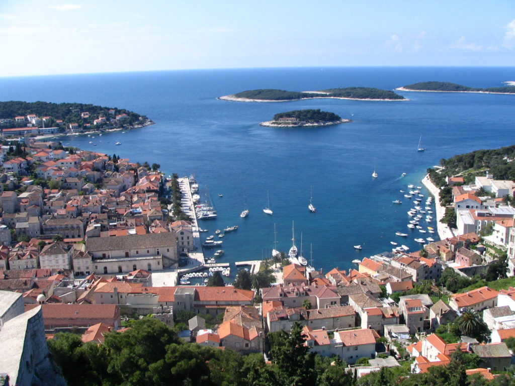 A picture of Hvar in Croatia