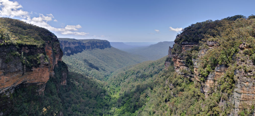 A view of the Jamison Valley in NSW