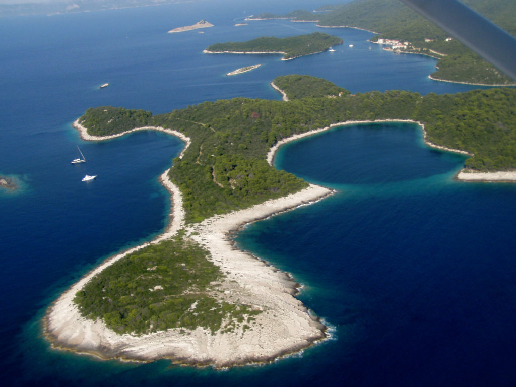 An image of mljet island in Croatia