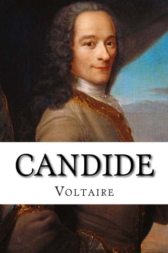 An image displaying the book Candide written by voltaire. An ideal book for people travelling through europe