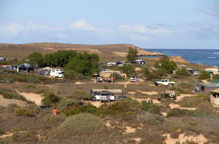 A shot of the 3 mile campsite in Gnaraloo Station. 