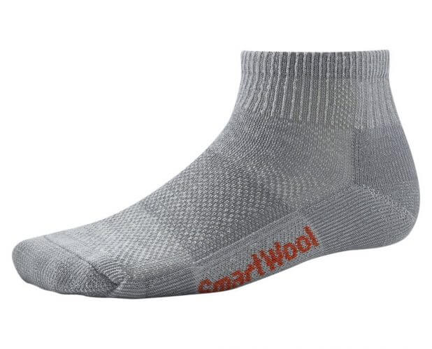 An image showcasing ultra light mini socks by the famous smartwool brand. Ideally suited for tropical conditions