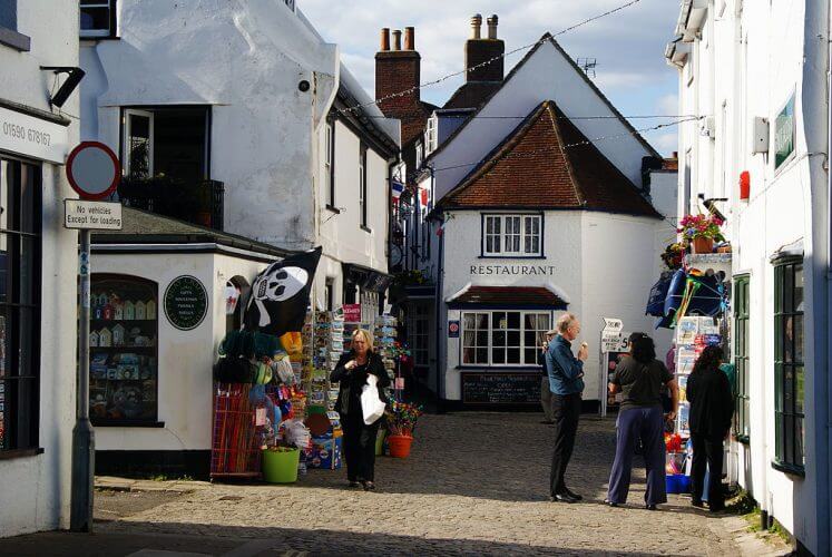 An image of a street in Lymington