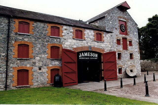 A view of the famous Jameson Distillery in Ireland