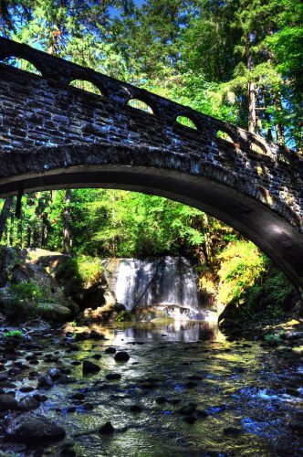 The Whatcom falls are pictured here