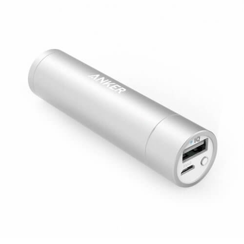 2. Anker PowerCore+ mini, 3350mAh Lipstick-Sized Portable Charger