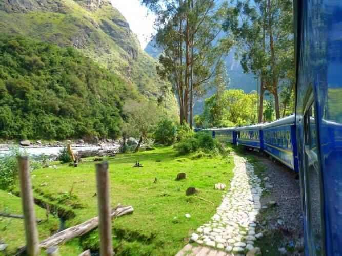 The Peruvian train towards Machu Picchu