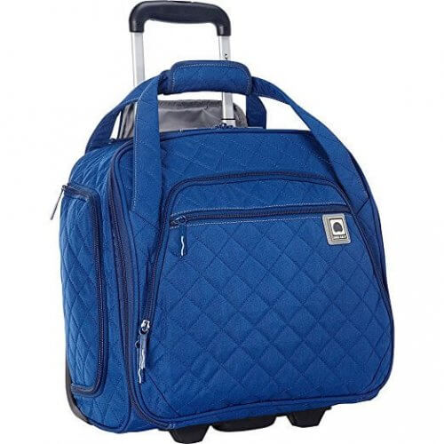 5. Delsey - Quilted Rolling UnderSeater