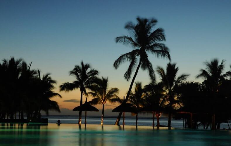 Sunset at Mauritius aka Paradise