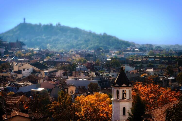 An image of Plovdiv in Bulgaria