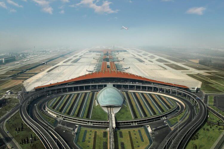 Beijing Capital International Airport is shown here