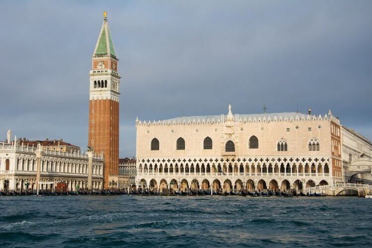 Doge's Palace in Venice is shown in this image