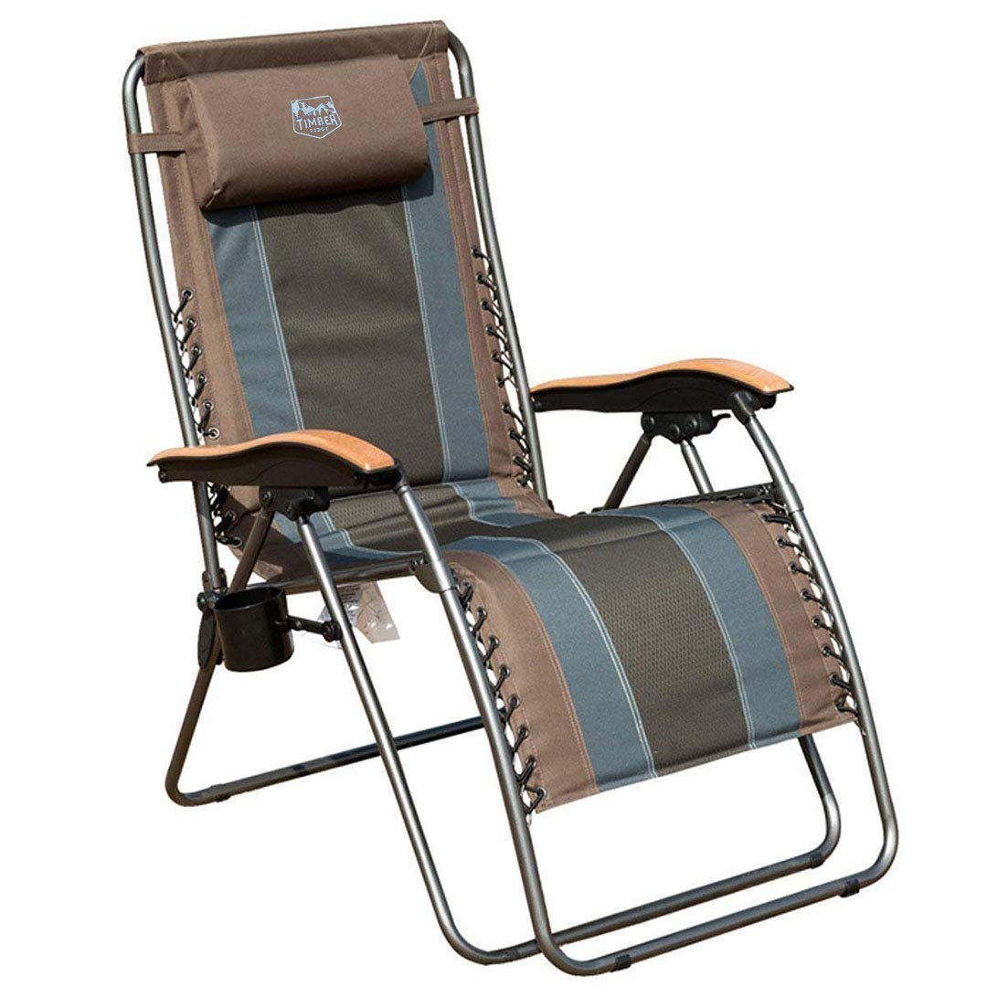 2. Timber Ridge Zero Gravity Outdoor Lounger Chair