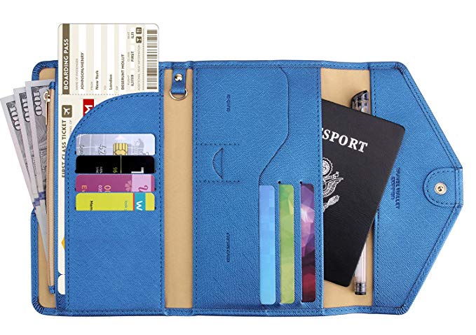 1. Zoppen RFID Blocking Travel Wallet