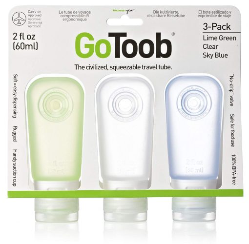 4. GoToob Travel Bottles by Humangear