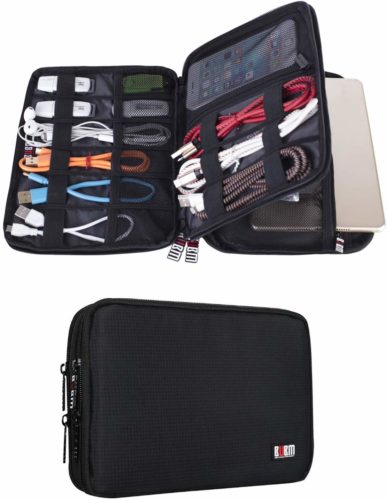 3. BUBM Double Layer Electronic Accessories Organizer 
